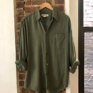 Army Green Button-up